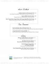 Menus & Prices, Equinox Restaurant, Washington