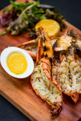 Char-Grilled King Tiger Prawns, Cotton, Big Splash