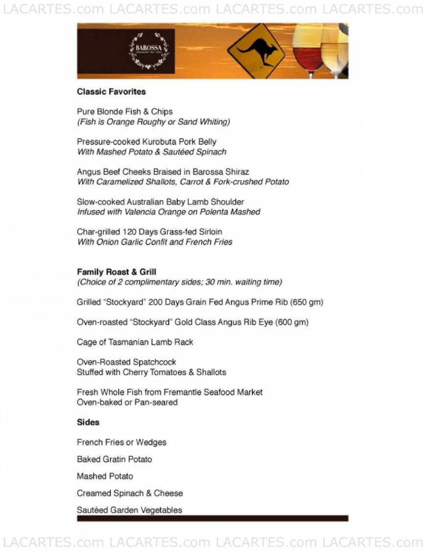  Pricelists of Barossa @ Holland Village 22 Lorong Mambong - Photo 3 of 3