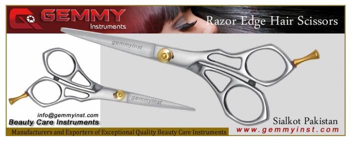thinning scissor-razor edge scissor-hairdressing scissor-professional hair cutting scissor Profile Photos of Gemmy Instruments Manufacturers & Exporters of Beauty Care Instruments New Miana Pura East, Roras Road, - Photo 11 of 23 thinning scissor-razor edge scissor-hairdressing scissor-professional hair cutting scissor Profile Photos of Gemmy Instruments Manufacturers & Exporters of Beauty Care Instruments New Miana Pura East, Roras Road, - Photo 11 of 23