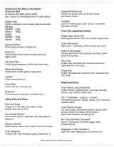 Menus & Prices, Town Restaurant @ Fullerton Hotel, Singapore