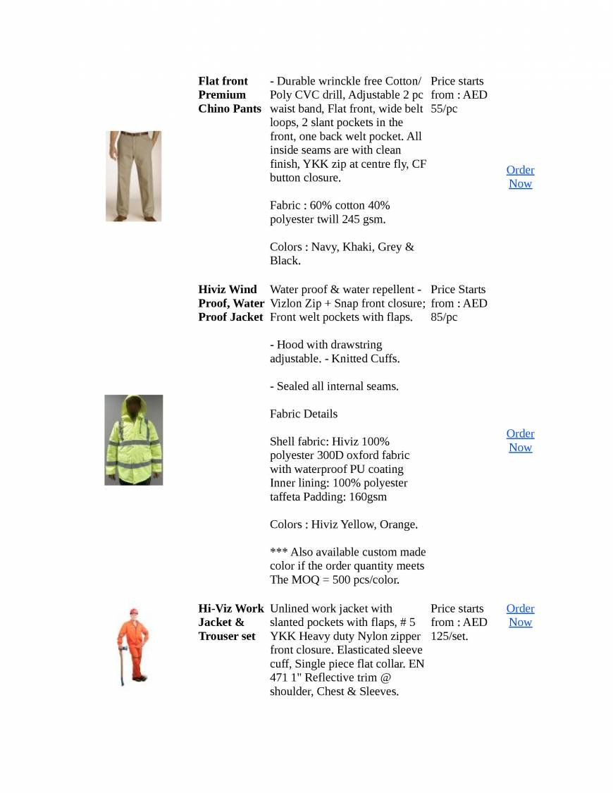  Pricelists of KLOTHON P.O. Box # 90289 - Photo 2 of 11