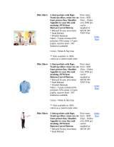 Menus & Prices, KLOTHON, Dubai