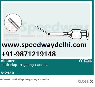 Lasik Flap Irrigating Cannula Suppliers Surgery Accessories of Speedway Surgical Co 1586/31 M.J. Building, - Photo 3 of 8