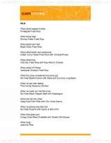 Menus & Prices, Siam Kitchen NEX, #B1-76/77