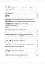 Menus & Prices, Mamma Mia Trattoria Italiana, Purley