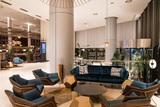 Lobby Area at Hilton Diagonal Mar Barcelona Hilton Diagonal Mar Barcelona Passeig del Taulat 262-264 