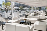 Pergola Sitting Area at Hilton Diagonal Mar Barcelona Hilton Diagonal Mar Barcelona Passeig del Taulat 262-264 