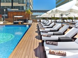 Sun Beds at Hilton Diagonal Mar Barcelona, Hilton Diagonal Mar Barcelona, Barcelona