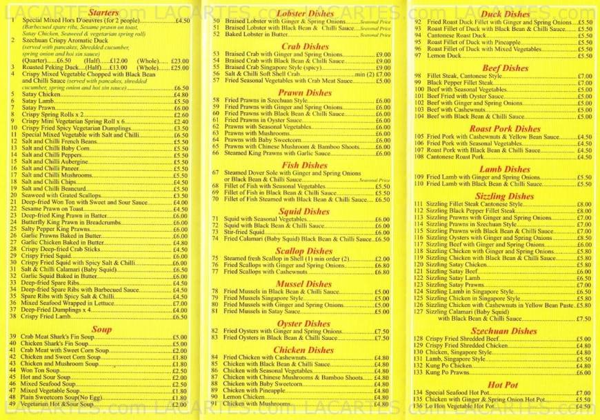 Pricelists of Hap Lee 1585 - 1587 London Road - Photo 1 of 2