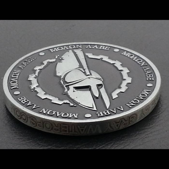 Coin minted by Gray Water Ops - Custom challenge coins http://graywaterops.com photo copyright 2013 / 2014 Gray Water Ops New Album of Gray Water Ops, LLC Worldwide Service - Photo 23 of 47