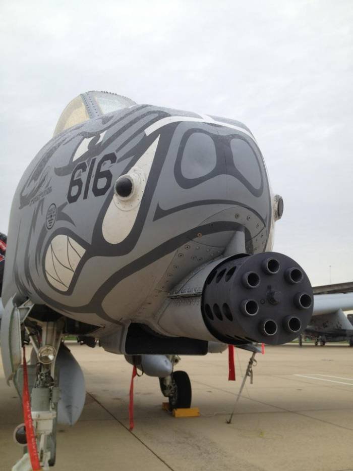 A-10 is an aircraft wrapped around a GAU-8. The GAU-8 is where the Gray Water logo comes from. Bill, the Owner and CEO is an A-10 pilot.<br />
<br />
Coin minted by Gray Water Ops - Custom challenge coins http://graywaterops.com photo copyright 2013 / 2014 Gray Wat New Album of Gray Water Ops, LLC Worldwide Service - Photo 24 of 47