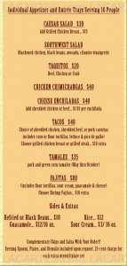 Menus & Prices, El Cholo Mexican Restaurant - Irvine, Irvine