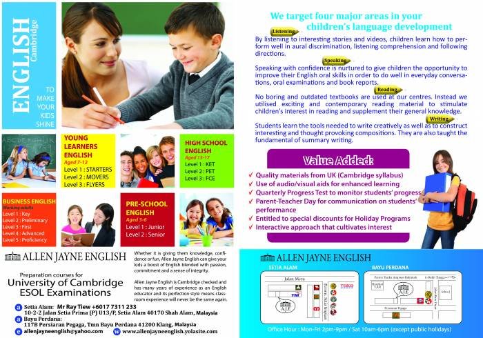 Cambridge English Courses offered Profile Photos of Allen Jayne English 10-2-2 Jalan Setia Prima (P) U13/P, Setia Alam Seksyen U13 - Photo 2 of 3