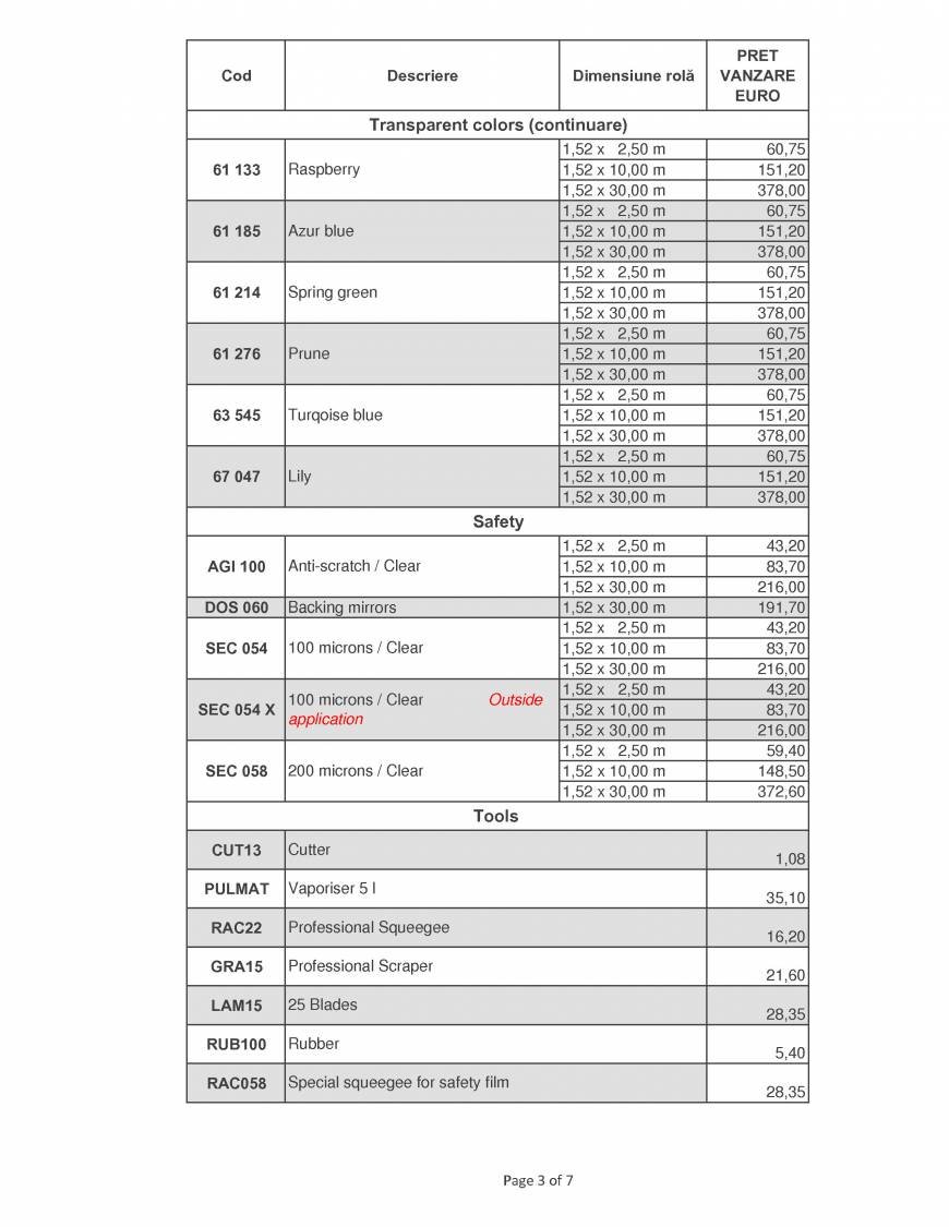  Pricelists of ALCHEMY 9 Hasdeu Street - Photo 3 of 7