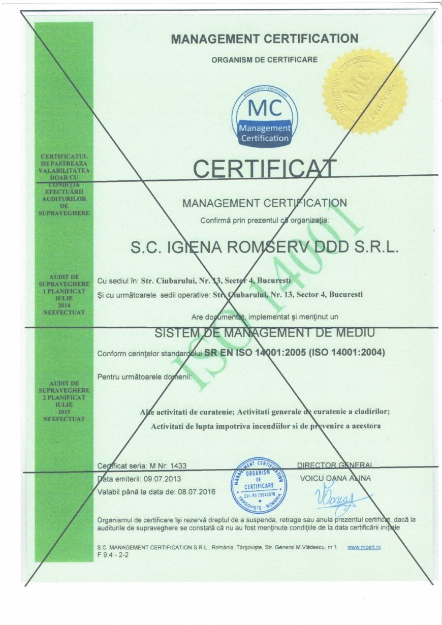 Pricelists of IGIENA ROMSERV DDD SRL INTRAREA CIUBARULUI 13 - Photo 5 of 7
