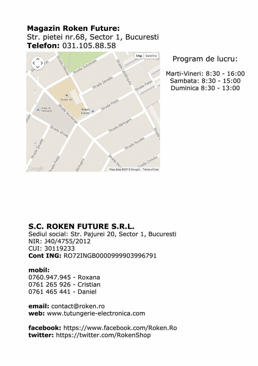  Pricelists of Tutungerie Electronica - Roken Future str. Pietei nr.68 - Photo 6 of 6