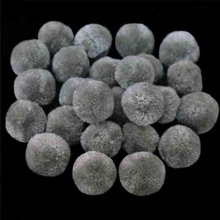 25 Pieces, Grey Color Pom Poms<br />
Style: Dense Pom Pom Balls <br />
Size: 2.2CM (approx.)<br />
Price: INR 49.00 Products of Embroidery Material E-71, 2nd Floor, Sector-6 - Photo 3 of 4 25 Pieces, Grey Color Pom Poms<br />
Style: Dense Pom Pom Balls <br />
Size: 2.2CM (approx.)<br />
Price: INR 49.00 Products of Embroidery Material E-71, 2nd Floor, Sector-6 - Photo 3 of 4