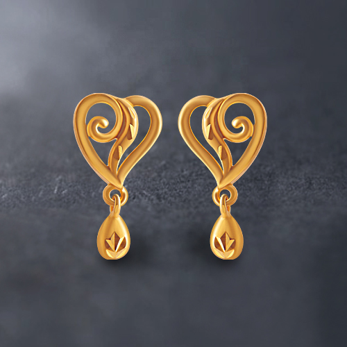 SPIRAL HEART EARRING  Earrings of Aurum Tree GE â€“ 150, Rajdanga Main Road 1st floor, EKTP - Photo 7 of 10