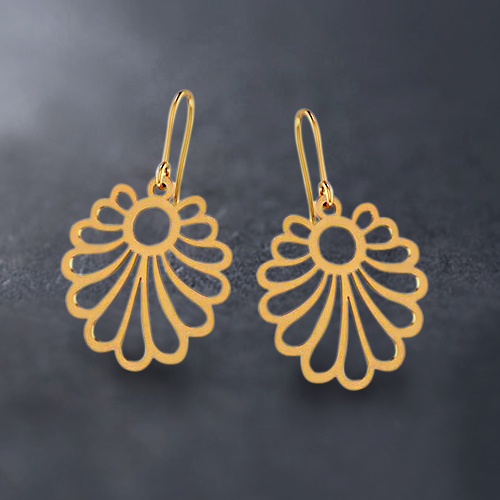 FLOWING FERN EARRING  Earrings of Aurum Tree GE â€“ 150, Rajdanga Main Road 1st floor, EKTP - Photo 6 of 10