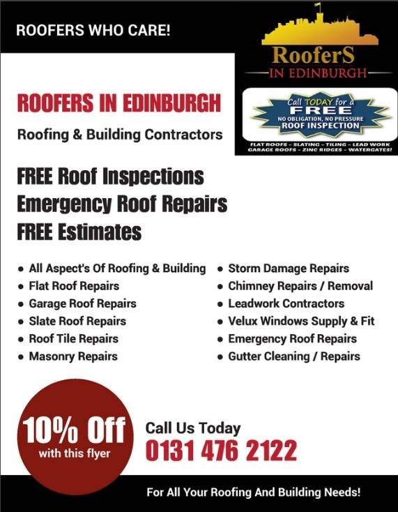 Roofers In Edinburgh, 10% Discount on all Roofing Repairs Profile Photos of Roofers In Edinburgh, Emergency Roof Repairs, Roofing Contractors 12A BEAVERHALL ROAD - Photo 6 of 13 Roofers In Edinburgh, 10% Discount on all Roofing Repairs Profile Photos of Roofers In Edinburgh, Emergency Roof Repairs, Roofing Contractors 12A BEAVERHALL ROAD - Photo 6 of 13