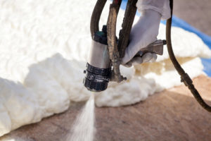 Technician spraying foam insulation using Plural Component Spray Gun Profile Photos of Alexandria Gene Spray Foam Insulation 5380 Eisenhower Ave #G - Photo 1 of 1
