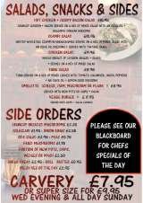 Menus & Prices, The Kings Arms Ludham, Great Yarmouth