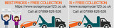 Menus & Prices, Scrap My Car, Coventry