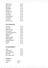 Menus & Prices, Shahee Bhelpoori, Norbury