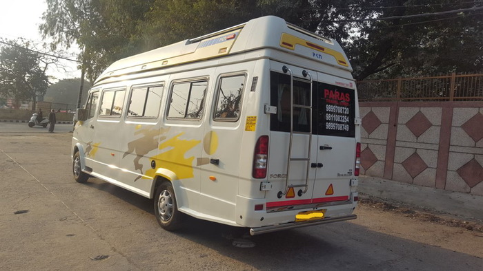  Exterior of Tempo Traveller hire, Mini Bus and Bus Hire Rental Delhi Paras Interna 365, Third Floor, Aggarwal Modern Bazar, Plot No. C-33, Lawrence Road - Photo 6 of 6