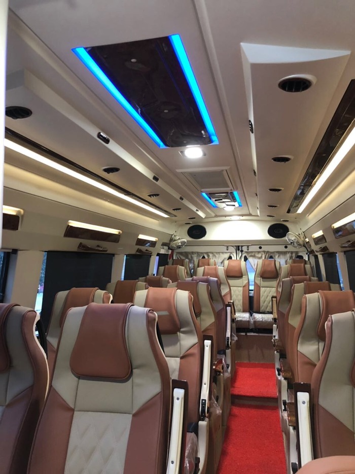  Interior of Tempo Traveller hire, Mini Bus and Bus Hire Rental Delhi Paras Interna 365, Third Floor, Aggarwal Modern Bazar, Plot No. C-33, Lawrence Road - Photo 4 of 5