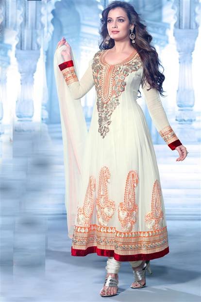 anarkali salwar kameez Profile Photos of Sky Sarees Plot No : 13, First Floor,  Bhathena-2 - Photo 3 of 23