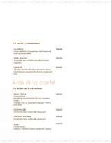 Menus & Prices, Pasta Fresca Da Salvatore @ Boat Quay, Singapore