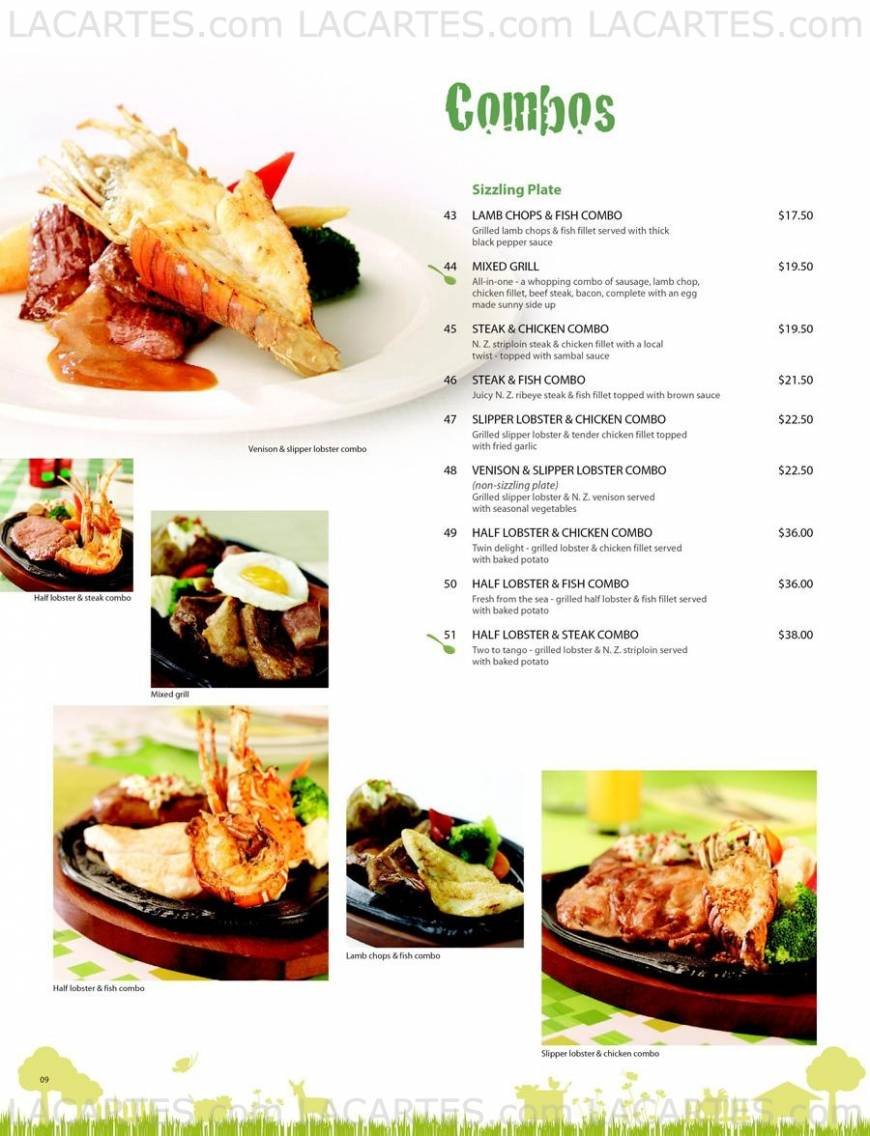  Pricelists of Jackâ??s Place Restaurant  @  West Coast Recreation Centre 12 West Coast Walk - Photo 2 of 7