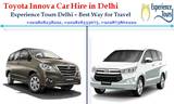 Pricelists of 7 seater Toyota Innova Car on Rent in Delhi