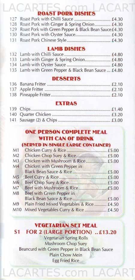  Pricelists of Happy Garden Chinese Takeaway 169 Homesdale Road - Photo 7 of 8