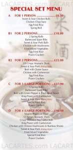 Menus & Prices, Happy Garden Chinese Takeaway, Bromley