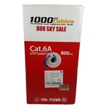 Bulk Cat6A Riser CMR 1000FT Cable 10G UL Certified Blue, Cat6a Cable Company, Fremont