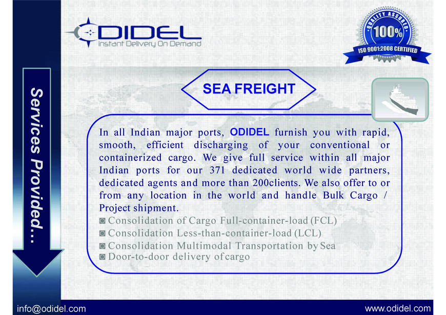  Pricelists of ODIDEL LOGISTICS PRIVATE LIMITED K-17, R.K. Complex, Mahipalpur Extn., - Photo 11 of 11