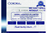 Menus & Prices, ODIDEL LOGISTICS PRIVATE LIMITED, New Delhi