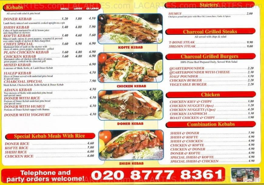  Pricelists of West Wickham Charcoal Grill 111 Station Road - Photo 2 of 2