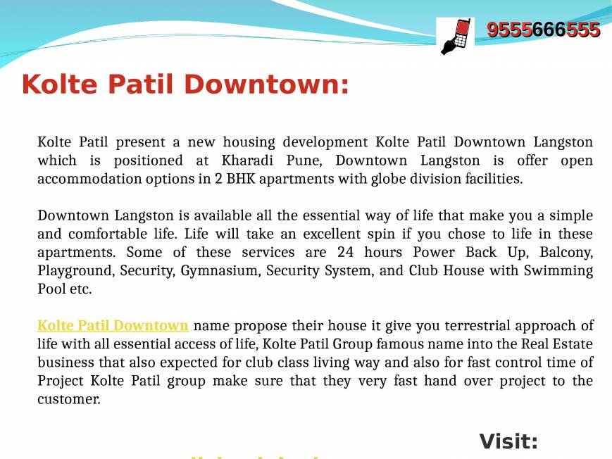  Pricelists of Kolte Patil Downtown Langston Kharadi, Pune - Photo 4 of 10