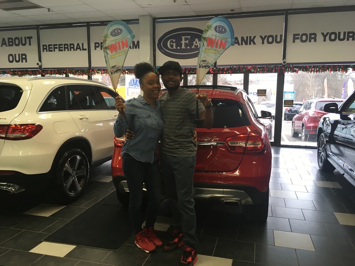 Happy couple with their new car! #usedvehicles #carfinder #preapprovedfinancing Happy Clients of Good Fellow's Auto Wholesalers 3675 Keele St - Photo 21 of 23