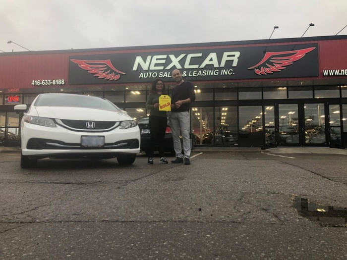 Used Car Sold Happy Client Photo of Nexcar Auto Sales & Leasing 1235 Finch Ave West - Photo 53 of 77