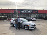 Two happy customers with a shiny 2018 Honda Civic! Nexcar Auto Sales & Leasing 1235 Finch Ave West 