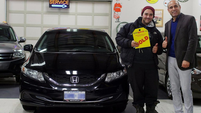Nexcar Sold Honda Civic Toronto Happy Client Photo 2 of Nexcar Auto Sales & Leasing 1235 Finch Ave West - Photo 52 of 77