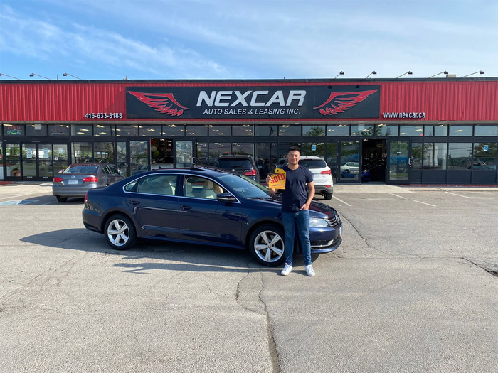 Happy Client with VW Passat Highline! Happy Client Photo 2 of Nexcar Auto Sales & Leasing 1235 Finch Ave West - Photo 16 of 77