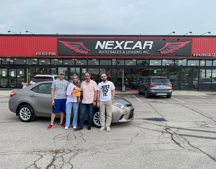 Sold 2017 Toyota Corolla LE Happy Client Photo 2 of Nexcar Auto Sales & Leasing 1235 Finch Ave West - Photo 14 of 77
