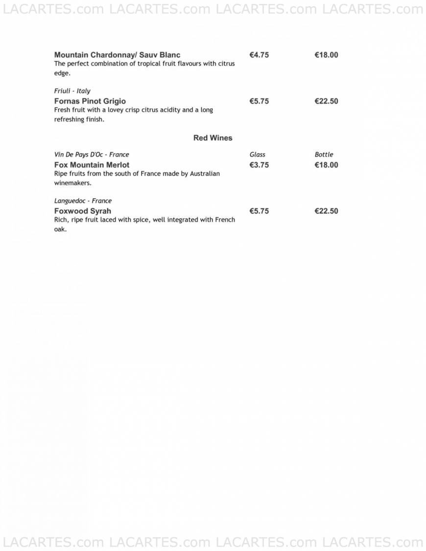  Pricelists of Queen of Tarts Dame Street - Photo 4 of 4