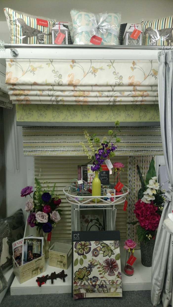 Blinds and fabrics on display in our showrooms. Food and Soft Furnishings available at CC&C. of Coffee, Cake and Curtains. Gift and Soft Furnishing destination. Unit 3, The Borough Mews, The Borough Yard - Photo 2 of 10